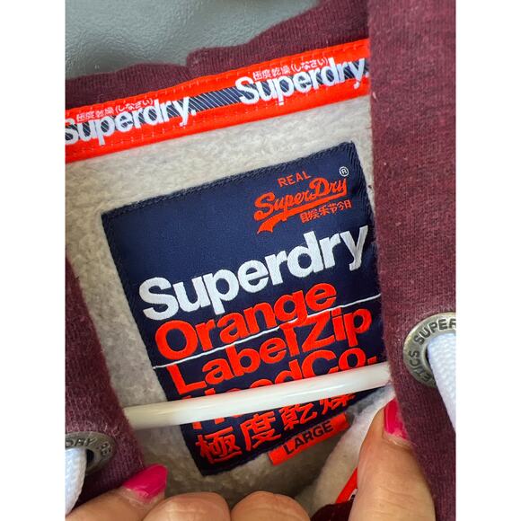 Superdry zip up hoodie size large - Picture 2 of 4